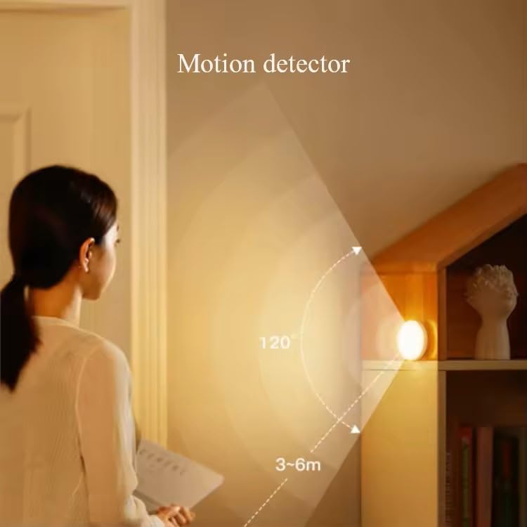 Motion Sensor LED Night Light – Soft Glow, Cordless & Easy to Install 🌙✨