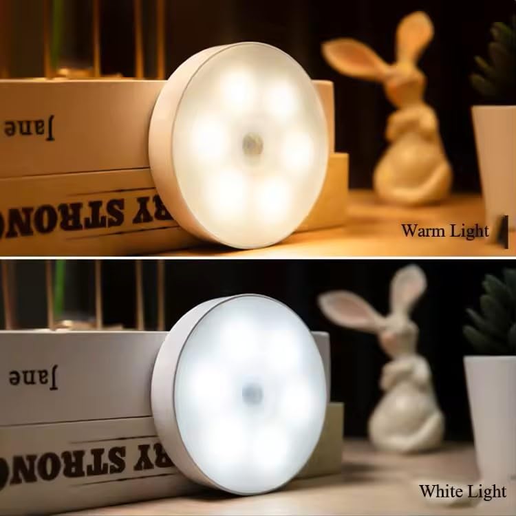 Motion Sensor LED Night Light – Soft Glow, Cordless & Easy to Install 🌙✨